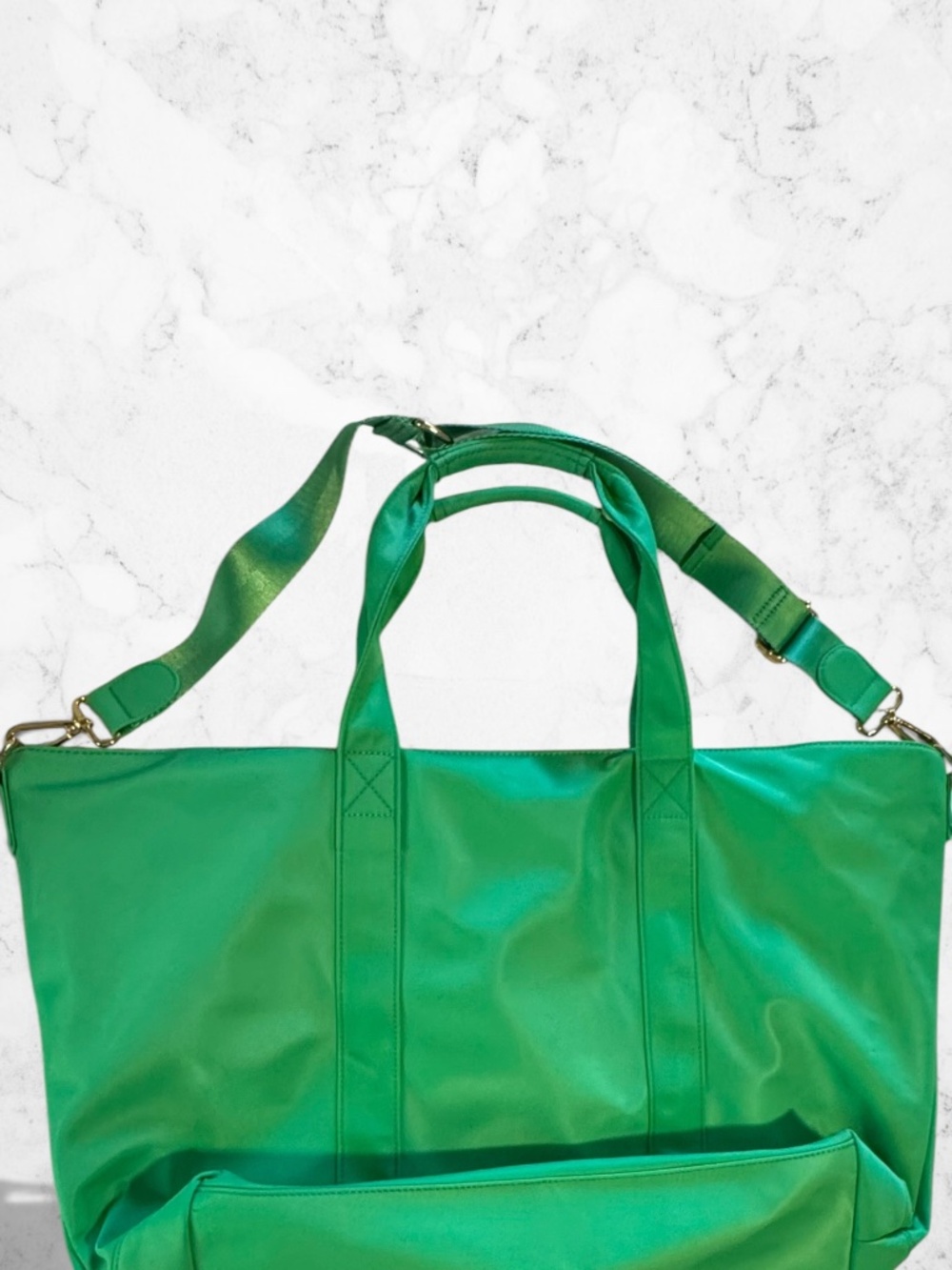 Disney Minnie Mouse Large Stoney Clover Lane Large Green Tote - Picture 2 of 8
